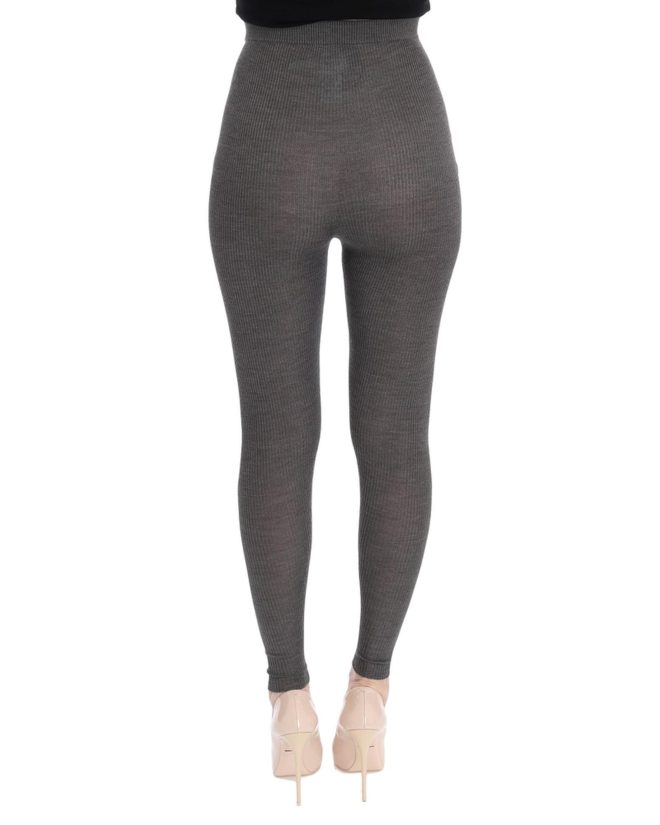 High Waist Cashmere Tights Pants 40 IT Women