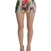 100% Authentic Dolce & Gabbana High Waist Hot Pants Shorts Women – 38 IT