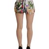 100% Authentic Dolce & Gabbana High Waist Hot Pants Shorts Women – 38 IT