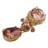 Dolce & Gabbana Crystal Embellished Dangling Brooch One Size Women