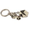 GF FERRE Keychain with Logo Engraved Metal Hardware One Size Men