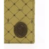 Monogram Wallet with Grain Effect Texture and 70s Print One Size Men