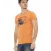 Short Sleeve T-shirt with Front Print – L