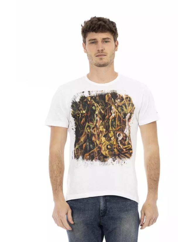 Short Sleeve T-shirt with Front Print – 3XL