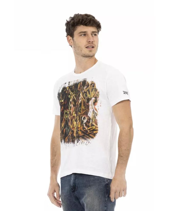 Short Sleeve T-shirt with Front Print – 3XL