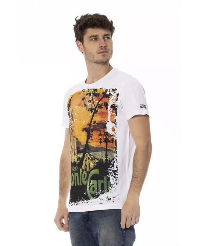 Short Sleeve T-shirt with Front Print – 3XL