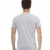 Short Sleeve T-shirt with Round Neck – Front Print – L