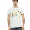 Short Sleeve T-shirt with Front Print – L