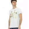 Short Sleeve T-shirt with Front Print – L