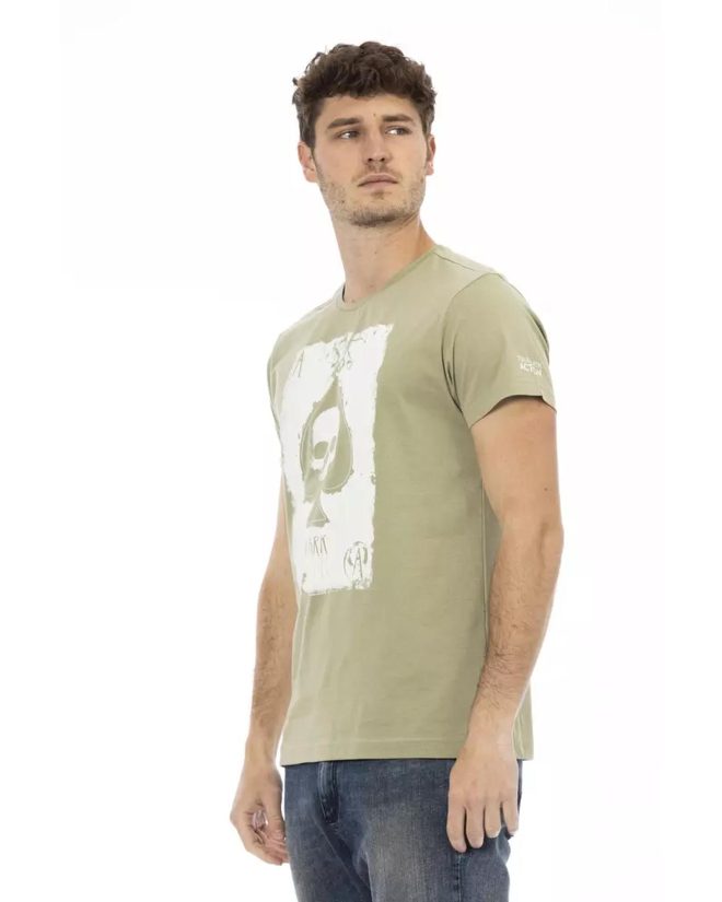 Front Print Short Sleeve T-shirt – 3XL