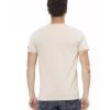 Short Sleeve T-shirt with Round Neck – Front Print – L