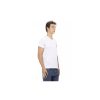 Short Sleeve V-Neck T-Shirt with Chest Print 2XL Men