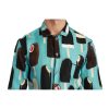 Exclusive Dolce & Gabbana Silk Shirt with Ice Cream Print 37 IT Men