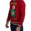 Pullover Sweater with Multicolor Motive – Dolce & Gabbana 46 IT Men