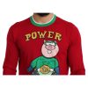 Pullover Sweater with Multicolor Motive – Dolce & Gabbana 46 IT Men