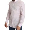 100% Authentic Dolce & Gabbana Light Pink Dress Shirt 41 IT Men