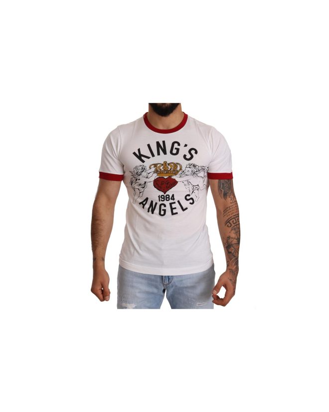 KINGS ANGELS T-shirt by Dolce & Gabbana 44 IT Men