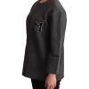 Embroidered Crewneck Pullover Sweater 38 IT Women