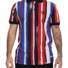 100% Authentic Dolce & Gabbana Striped Polo T-Shirt Men – 48 IT