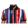 100% Authentic Dolce & Gabbana Striped Polo T-Shirt Men – 48 IT