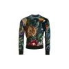 Dolce & Gabbana Pullover Sweater with Jungle Embroidery 46 IT Men