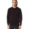 Embroidered Crew Neck Sweater in Extrafine Wool Merinos Fabric – L