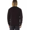 Embroidered Crew Neck Sweater in Extrafine Wool Merinos Fabric – L