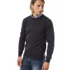 Embroidered Crew Neck Sweater made from Extrafine Wool Merinos Fabric – S