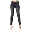 Black Wash Five-Pocket Model Jeans W25 US Women