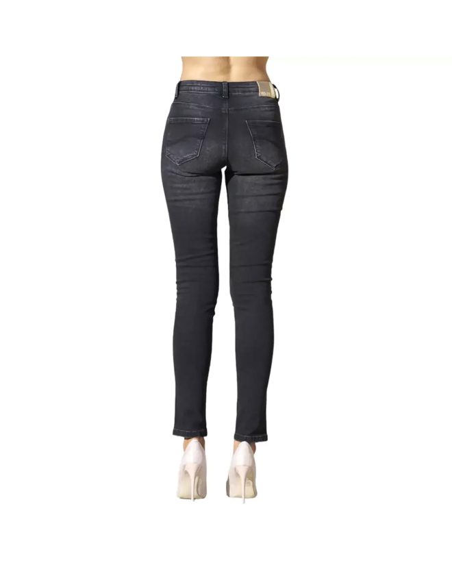 Black Wash Five-Pocket Model Jeans W25 US Women