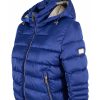 Yes Zee Short Down Jacket with Zip Closure and Hood – L