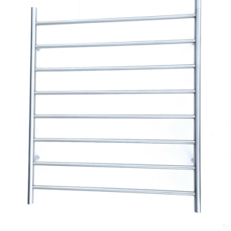 Premium Brushed Chrome Towel Rack – 8 Bars, Round Design, AU Standard, 1000x620mm Wide