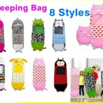 2022 Sleeping Bag Happy Nappers Kids Children Blanket Winter fluffy warm Xmas Gift