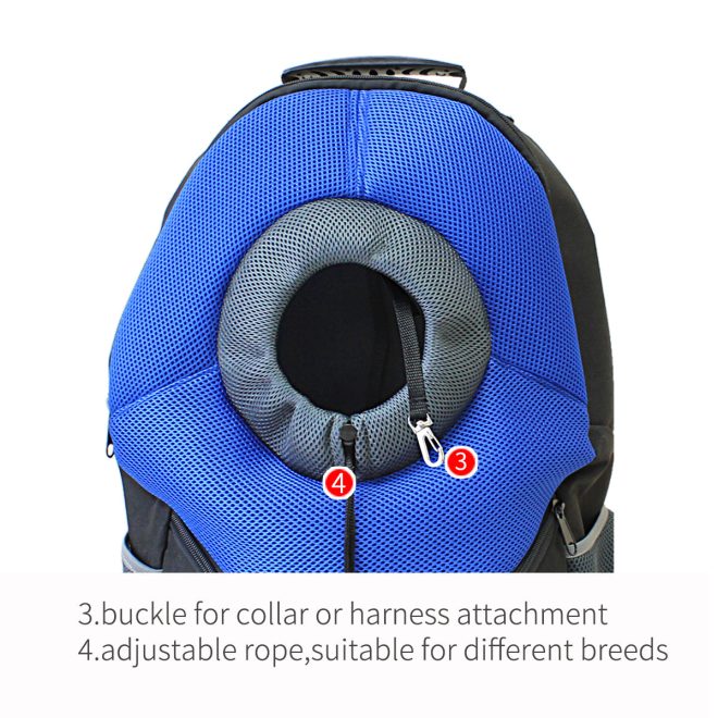 Pet Carrier Backpack Adjustable Dog Puppy Cat Front Carrier Head Out