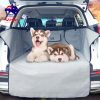 Grey Dog Car Boot Cover SUV Liner Trunk Rear Cargo Hammock Waterproof Protector