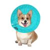 Pet Dog Cat Elizabethan Collar Nylon Adjustable Cone Mesh Recovery