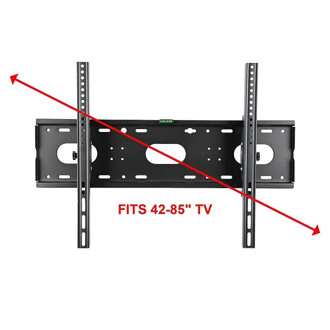 42-85″ Inch 85kg Slimline Universal TV Tilt Wall Mount Bracket