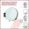 Retractable Clothesline Hang Clothes Line 20 Ft Retracts Automatically