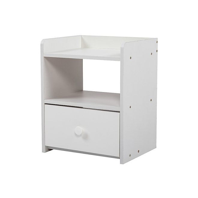 Kayuga Bedside Tables Drawers Side Table Bedroom Furniture Nightstand Unit – White