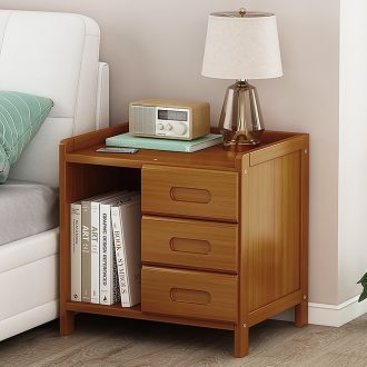 Boxley Bamboo Bedside Table Nightstand Storage Bedroom Sofa Side Stand.