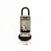 Security 4 Digit Combination Cable Lock Box With Luminous Dials