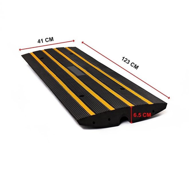 Car Driveway Curb Ramp Rubber 10,000 Kg Industrial Capacity