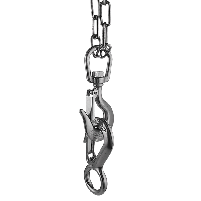 Grappling Hook 1T Crane Scale Sliding Stainless Steel Lifting Rigging Accessories