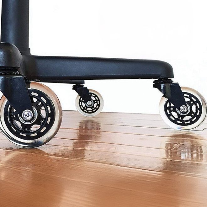 5x Office Chair Rollerblade Caster Wheels Safe for All Floors – Universal Fit