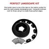 Landscape No Dig Lawn Garden Edging Kit 10m Flexible Durable Border Paver