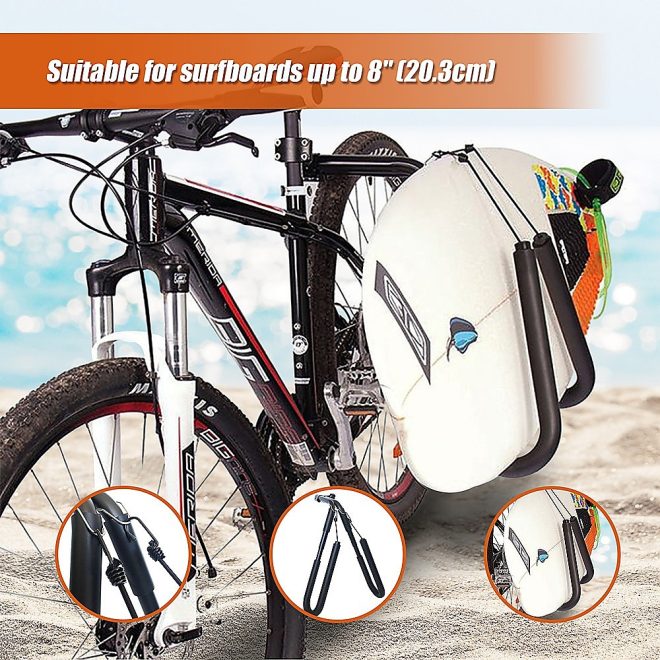 Adjustable Surfboard Skimboard Bicycle Bike Rack Carrier