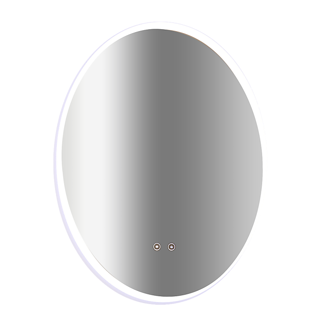 Oval Mirror LED Anti-Fog Illuminated Bathroom Living Room