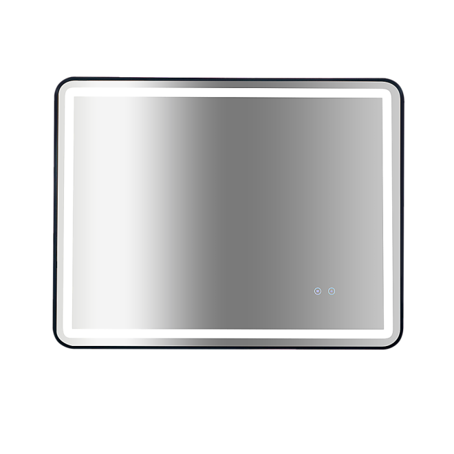 Rectangular Mirror LED Anti-Fog Illuminated Bathroom Living Room – 90×70 cm