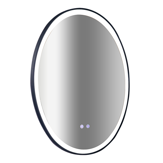 Oval Mirror LED Anti-Fog Illuminated Bathroom Living Room