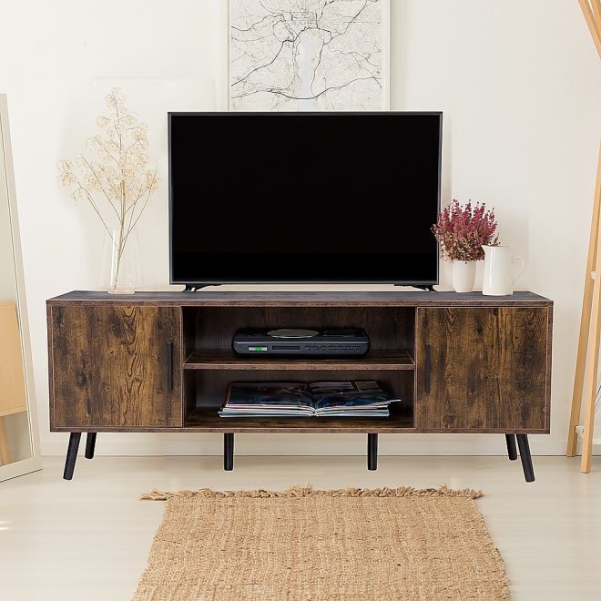 Modern TV Cabinet Entertainment Unit Stand Storage